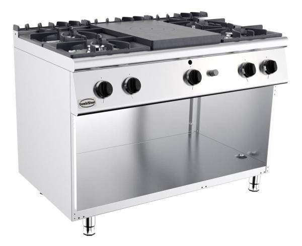 BASE 700 GLÜHPLATTENHERD GAS 4 BR.