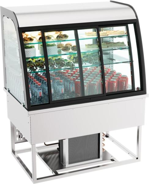 EINBAUKÜHLVITRINE 200L SCHIEBETÜREN