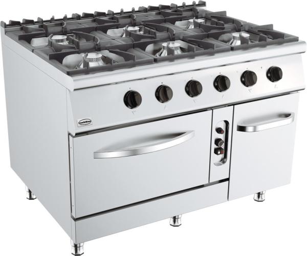 BASE 900 GASHERD 6 BR. MIT GASBACKOFEN