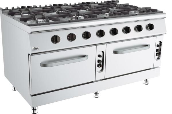 BASE 900 GASHERD 8 BR. MIT GASBACKOFEN