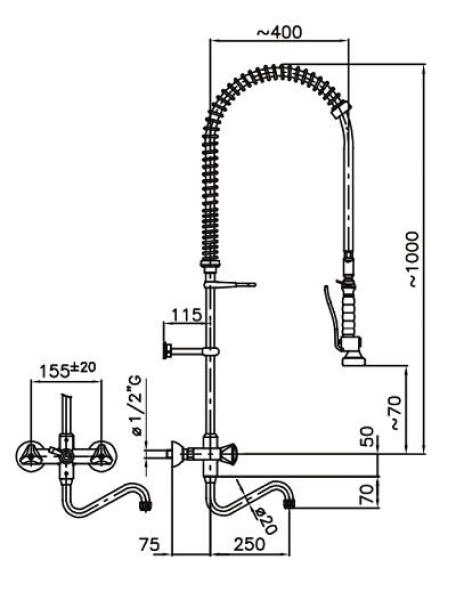 WANDSPÜLDUSCHE