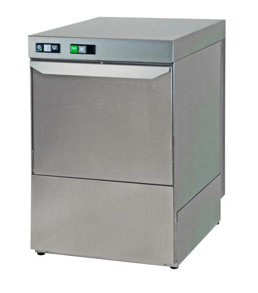 SL GESCHIRRSPÜLMASCHINE FRONTBEDIENUNG 500-400 DP DDE  MIT ABWASSERPUMPE UND SPÜLMITTELDOSIERER