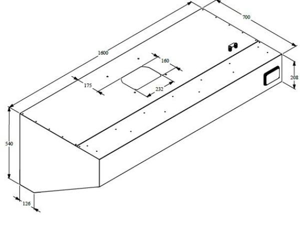 700 WANDHAUBEN KOMPLETT 1600