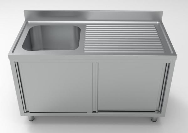 700 SPÜLTISCH SCHIEBETÜREN 1 LINKS 1400