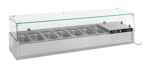 AUFSATZVITRINE 1/3 GN x 7