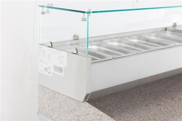 AUFSATZVITRINE 1/3 GN x 4