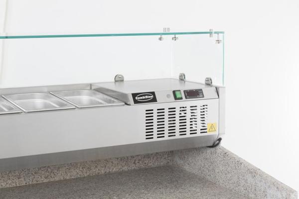 AUFSATZVITRINE 1/3 GN x 4