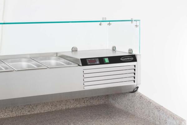 AUFSATZVITRINE 1/3 GN x 6