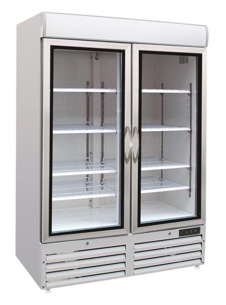TIEFKÜHLSCHRANK 2 GLASTÜREN