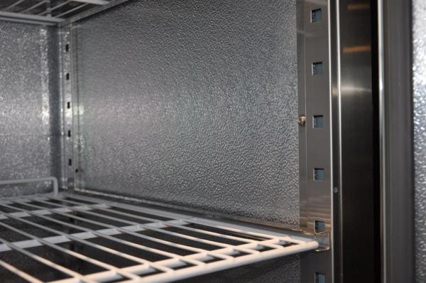 KÜHLSCHRANK EDELSTAHL+ALU 1200 LTR STATISCH