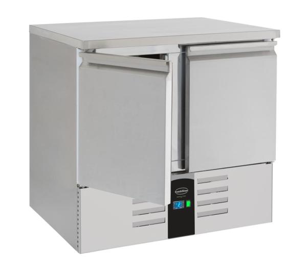 KÜHLTISCH 2 TÜREN ENERGY LINE  AUSGESTATTET MIT VERDAMPFER