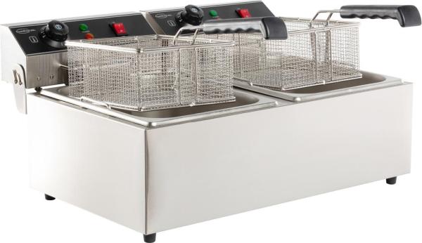 ELEKTRO TISCHFRITEUSE 2X6 L