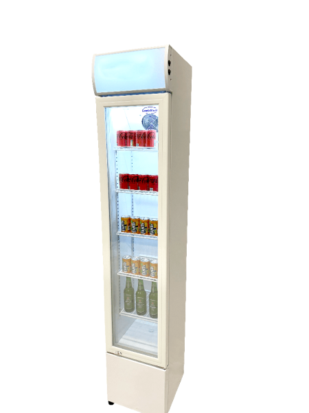 KÜHLSCHRANK GLASTÜR SCHMALL