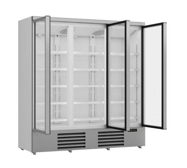 KÜHLSCHRANK 3 GLASTÜREN JDE-1530R