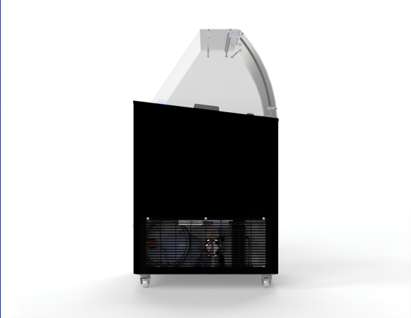 SPEISEISVITRINE CORSICA SCHWARZ 6X5 LT