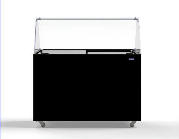 SPEISEISVITRINE JAVA SCHWARZ 8x5 LTR