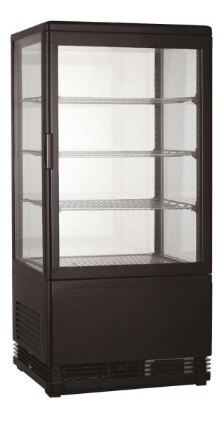 KÜHLVITRINE 78L SCHWARZ