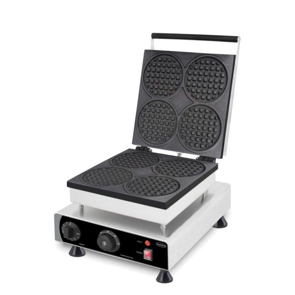 WAFFELEISEN 4ST RUNDE WAFFELN