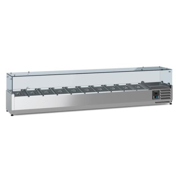 AUFSATZVITRINE 1/4 GN x 10