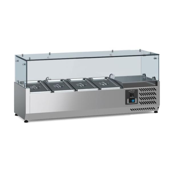 EcoFrost AUFSATZVITRINE 1/3 GN x 4