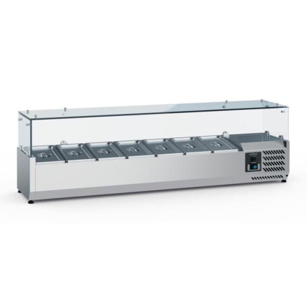 AUFSATZVITRINE 1/3 GN x 7