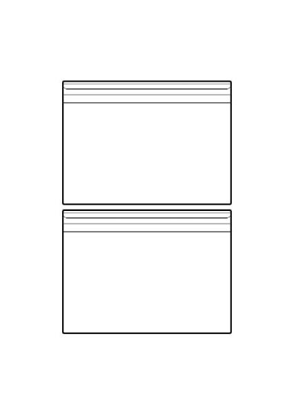 2er Schubladenblock 1/2+1/2 für Kühltisch 700 Serie - THP