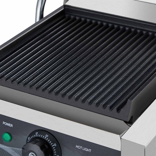 ECO  Elektro Kontaktgrill Breite 430 mm, oben & unten gerillt