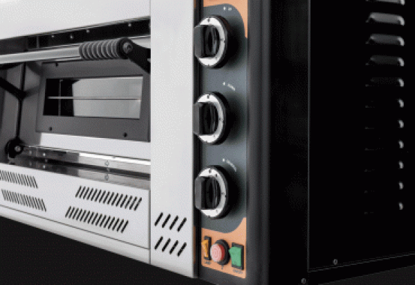 Gas Pizzaofen XL Breit Erdgas für 6 Pizzen á 35 cm