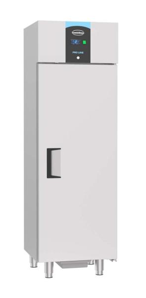 KÜHLSCHRANK EDELSTAHL 400 LTR STATIC